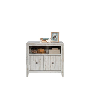 English Elm Lateral File In White Finish - Stylish, Secure Storage Solution For Home Office & Living Spaces B356P354423