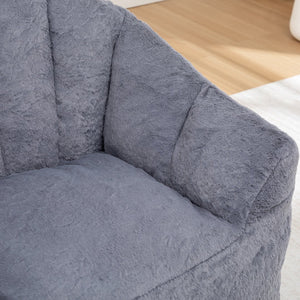 English Elm Bean Bag Sofa Chair with Armrests Memory Foam Filled Oversized Lounge Seat Adults W2200P390381