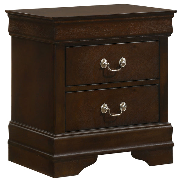 English Elm Bruno Five-Piece Queen Bedroom Set - Elegant Cappuccino Finish With Sleigh Bed & Ample Storage Solutions B062S00905