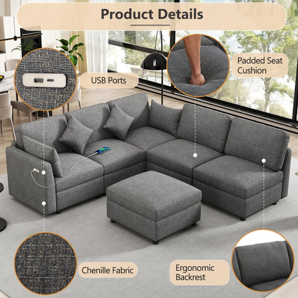 English Elm Swivel Barrel Accent Chair Chenille Tufted Round Club Seat for Living Room Lounge N719S002130E