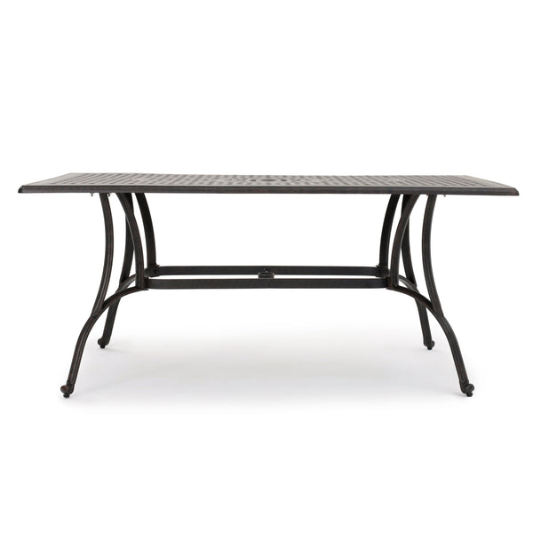 English Elm Christopher Knight Home® - Outdoor Cast Aluminum Rectangular Dining Table - Elegant Bronze Finish For Timeless Outdoor Dining N768P348383B