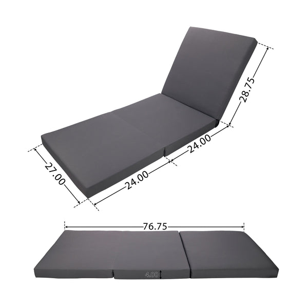 English Elm Christopher Knight Home® - Lounge Chaise Set - Durable Acacia Wood With Plush Triple-Fold Cushion For Ultimate Outdoor Relaxation N770P272405T_N770P208326G