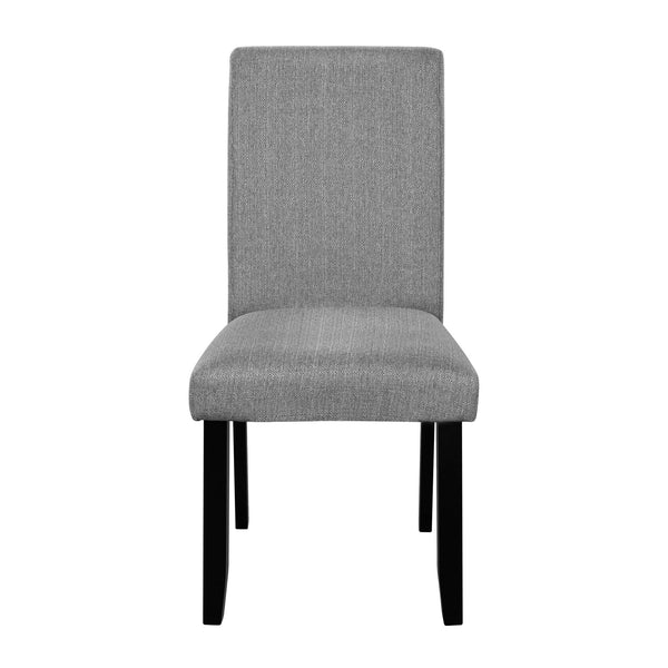 English Elm Modern Tufted Dining Chairs Set of 4 Linen Upholstered with Rubberwood Legs Gray N752P245708E