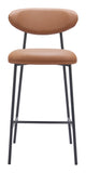 Rorun Barstool - Set of 2 Brown 110338 Zuo Modern