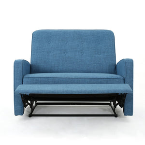 English Elm Christopher Knight Home® - 47" Wide Manual Standard Recliner with Plush Fabric Upholstery, Spacious 47" Seat, Durable Frame, Comfort Blue 61259.00MBLU