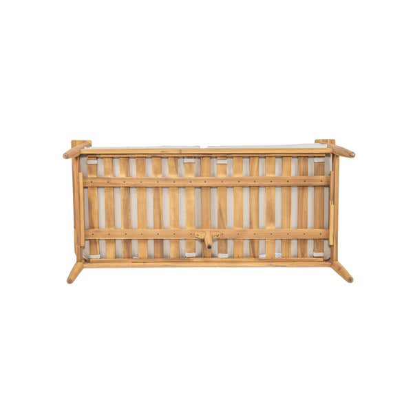 English Elm Christopher Knight Home® - Terassi Cozy Acacia Wood Loveseat For Two - Stylish Outdoor Seating With Plush Cushions & Durability N775P248814T