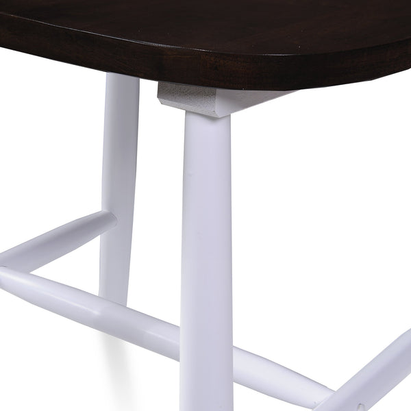 English Elm Christopher Knight Home® - 36 Countryhouse Spindle Back Dining Chair 36in High Back Farmhouse Style Durable Rubberwood Seat White 56487.00WBRN