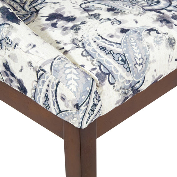 OSP Home Furnishings Monarch Dining Chair Paisley Charcoal