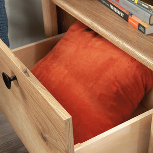 English Elm Night Stand - Compact Brown Finish Storage With Durable Engineered Wood For Stylish Bedroom Solutions B356P402754