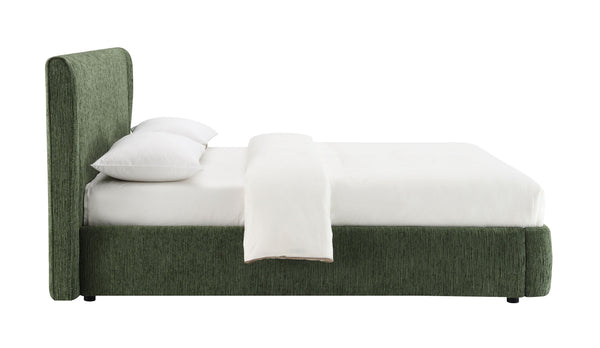 English Elm Cheryl Chenille Upholstered Full Bed with Padded Headboard for Modern Bedroom B2756S00034