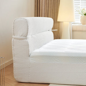 English Elm All In One Queen Mattress & Bed Frame - 15-Inch Cooling Mattress-In-A-Box For Small Spaces & Comfort W1359P364812