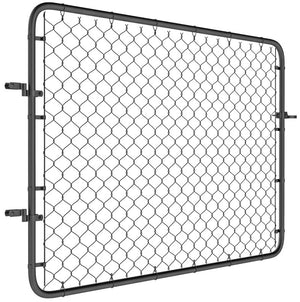 English Elm Galvanized Steel Chain Link Garden Gate Powder Coated Adjustable Yard Fence Entry T3971P421236