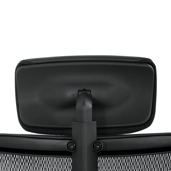 OSP Home Furnishings Optional Leather Headrest for Space Seating 818 Series with Ergonomic Ratchet Adjustment HRL818