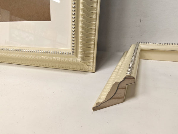 English Elm 18x24 Solid Wood Picture Frame with Replaceable Canvas, Acrylic Glass, Sturdy Backboard for Elegant Wall Decor White T3976P383243