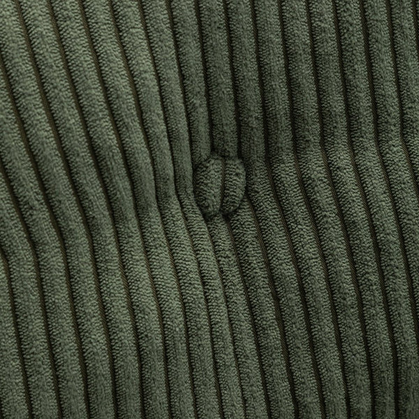 English Elm Folding Floor Sofa Bed Convertible Sleeper Chair with Shredded Foam Corded Fabric Green W2200P442796