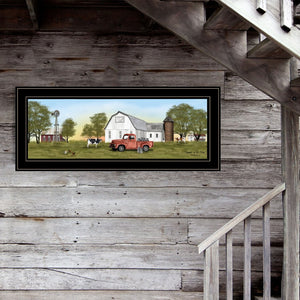 English Elm Trendy Decor 4u Billy Jacobs Pastoral Farmhouse Framed Print Solid Wood Wall Art B06785434