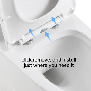 English Elm 1.1/1.6 Gpf Ceramic One Piece Toilet Skirted Comfort Height Dual Flush Soft Close B2724P246931