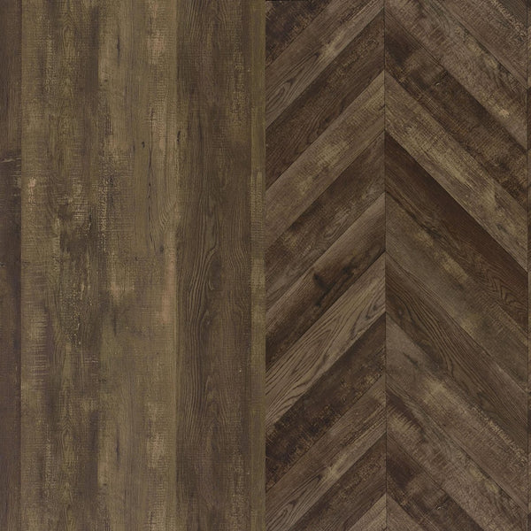 English Elm Harlie Rustic Oak Herringbone Wine Cabinet with Black Metal Accents, Glassware Storage, 62.5"H B062P351439