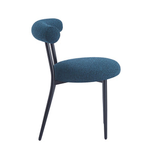 English Elm Christopher Knight Home® - Dining Chair Set Of 2 - Modern Upholstered Comfort With Curved Backrest & Sturdy Metal Frame N779P186912B