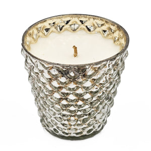 English Elm S/4 Luxurious Earl Grey Scented Soy Wax Candle In Antique Silver Holder – Perfect Home Décor Gift! W2078P242123-GIGA