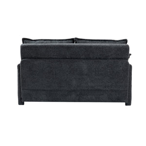 English Elm 59.5" Corduroy Convertible Sleeper Sofa with Usb Charging Ports and Storage Pockets W2606P252442