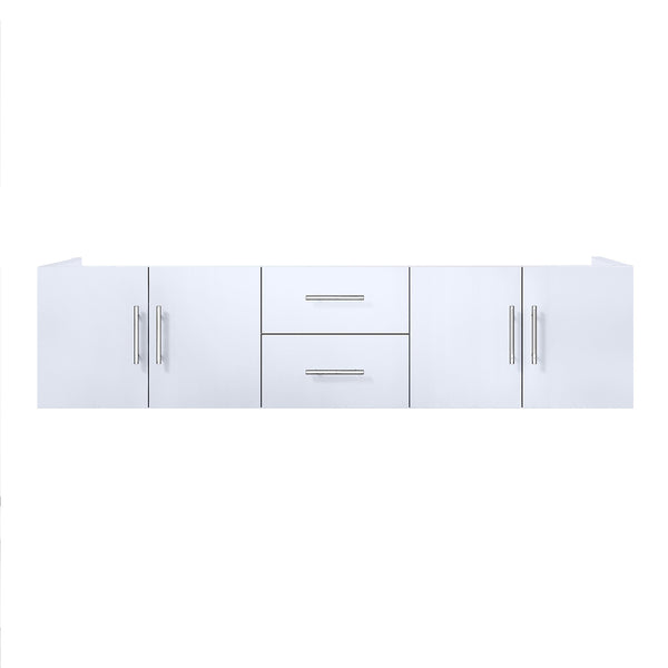 English Elm Glossy Double Bath Vanity 72" W x 22" D Glossy White Solid Wood MDF Soft-Close Drawers, Fully Assembled B2731P258519
