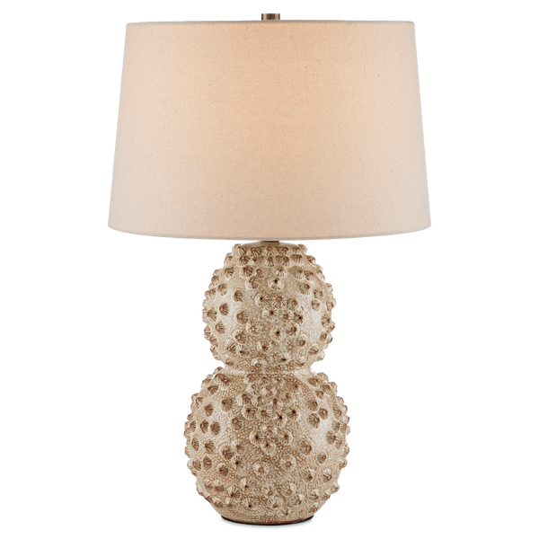 Barnacle Ivory Table Lamp - Handcrafted Ceramic Beauty with Unique Barnacle Design, Nature Inspired