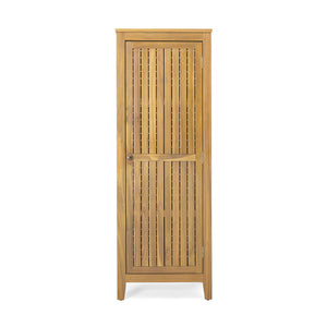 English Elm Christopher Knight Home® - Whitney Acacia Wood Cabinet Teak Finish — Durable Indoor/Outdoor Storage 62" Tall, Easy Assembly, Spacious N775P177407T