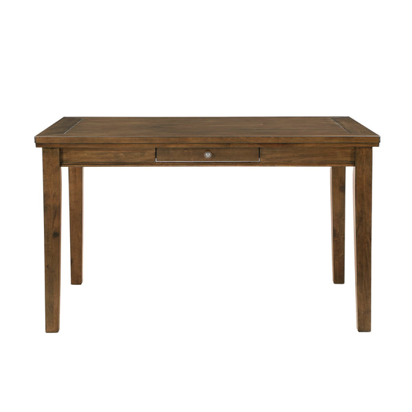 English Elm Traditional Counter Height Dining Table Acacia Veneer 4 Drawer Arts Crafts Kitchen Cherry B011P482182