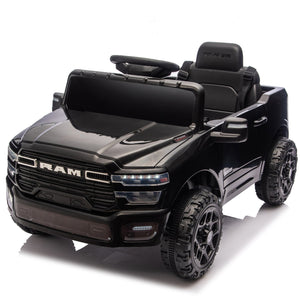 English Elm Licensed Dodge Ram 3500 12v Kids Ride on Truck with Parental Remote and Rear Suspension W1578P346247