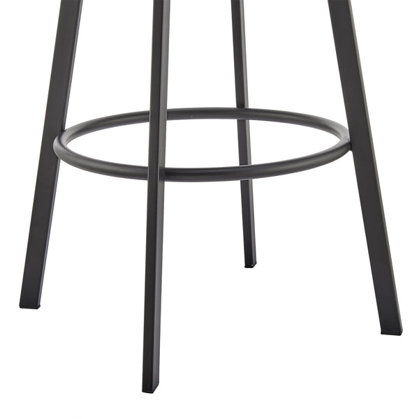 English Elm Eleanor Swivel Barstool Upholstered Faux Leather Seat for Kitchen Island or Pub B2736P464893