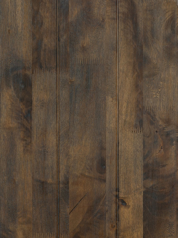 English Elm Classic Rustic Transitional Dining Chairs Set of 2 Solid Rubberwood Seats Burnished Finish, Sturdy Design Brown 56.5 L x 16.5 W x 6.75 H B011P262326