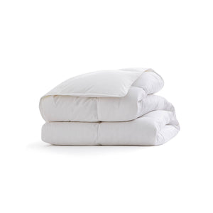 English Elm Dr. Oz EngineeredDown Comforter Twin/Twin XL White – All-Season Breathable Cotton, SilverScience Threads, Duvet-Tie Option B350P326222