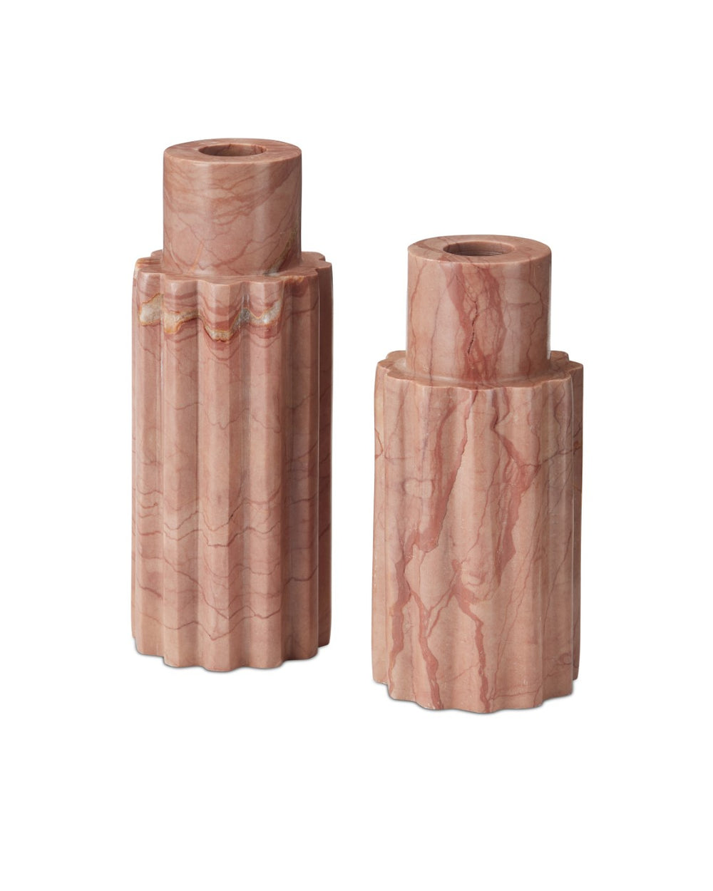 Penrose Pink Candle Holder - Set of 2