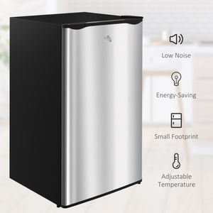 English Elm Homcom Compact Upright Freezer 1.1 Cu Ft with Adjustable Thermostat for Dorm or Office W2225P200921