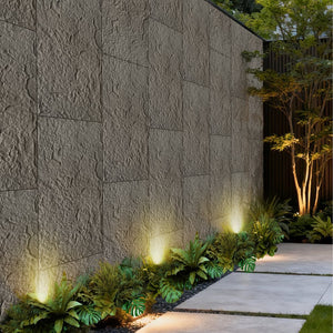 English Elm 3d Faux Stone Pu Wall Panels Set Lightweight Flame Resistant Architectural Accent Charcoal Grey W347P419789