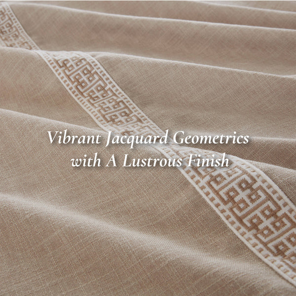 English Elm 9-piece King Bedding Set Velvet Slub Fabric Embroidered Comforter with Euro Shams Taupe B035P482954