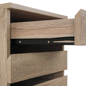 OSP Home Furnishings Holly Mobile Storage Cart River Oak