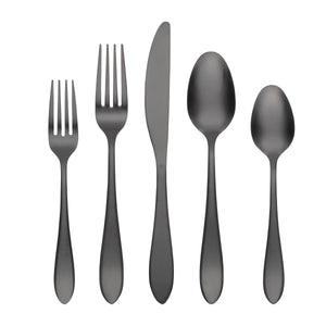 Lenox Cambridge Delia Black Satin 20-Piece Flatware Set NO COLOR METAL 501720CWD12