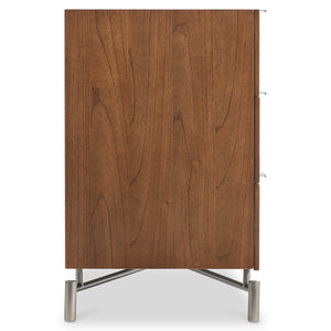 Bernhardt Bernhardt Brasea Suar Wood Six Drawer Dresser with Steel Base for Modern Bedrooms 394054