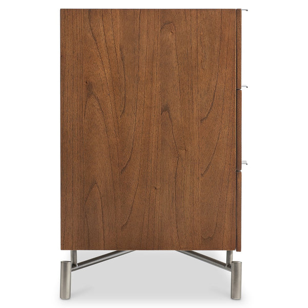 Bernhardt Bernhardt Brasea Suar Wood Six Drawer Dresser with Steel Base for Modern Bedrooms 394054