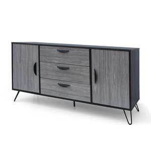 English Elm Christopher Knight Home® - MULTI Function Cabinet with Gray Oak Finish, Spacious 59.25"W Storage, Iron Legs, Modern Design 61168.00
