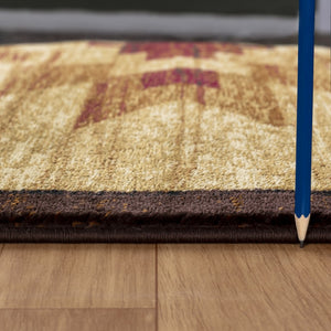 English Elm Nature'S Nest Lodge Area Rug 2 Ft X 3 Ft – Durable, Soft, Stylish, Stain Resistant For High-Traffic Areas B186P180963