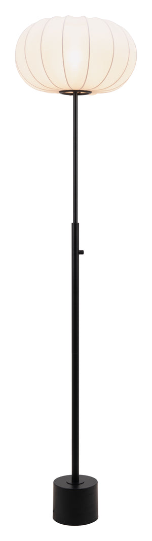 Wisteria Floor Lamp White 56152 Zuo Modern