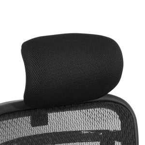OSP Home Furnishings Optional Mesh Headrest for Space Seating 818 Series with Ergonomic Ratchet Adjustment HRM818