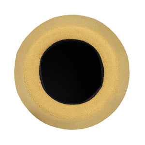 Crestview Collection Modern Mushroom-inspired Ottoman With Hidden Storage - Stylish Spice Yellow Accent For Any Room Yellow Solid Wood Evfzr3908bspc