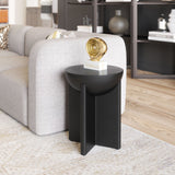 Tume Side Table Black 110239 Zuo Modern