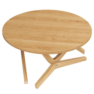 English Elm Round Solid Rubberwood Adjustable Height Coffee Cocktail Table for Modern Living Rooms N735P369877N
