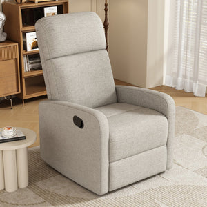 English Elm Christopher Knight Home® - Modern Recliner Plush Manual Recliner Chair with Ergonomic Support, 3-Position Backrest, Durable Fabric Comfort Wheat N763P256491A
