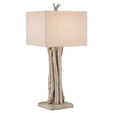 Driftwood Whitewash Table Lamp